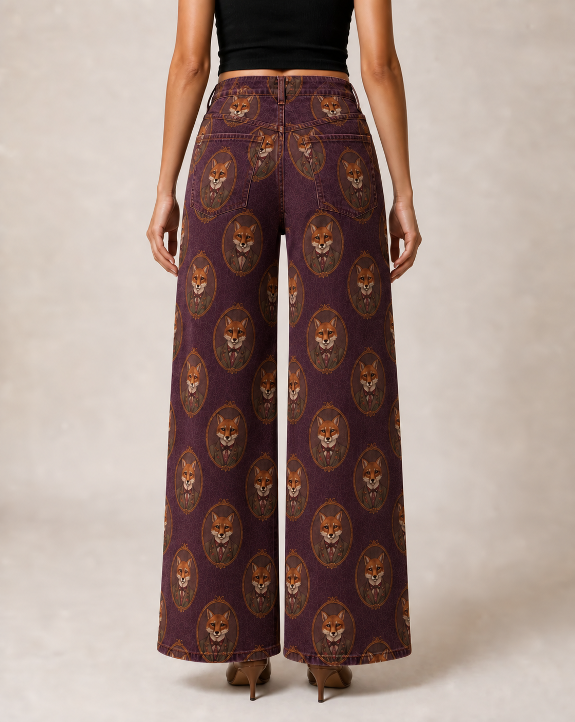 Fox Hollow Wide-Leg Jeans