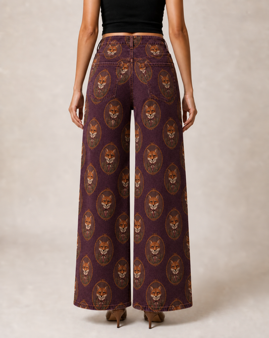 Fox Hollow Wide-Leg Jeans