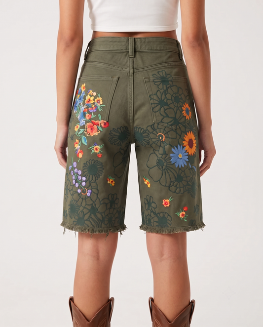 Wildflower Ride Bermuda Shorts