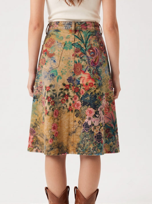 Lariat Thistle Dusty RB-SKT03 – Back View – Riley – Dusty yellow wash