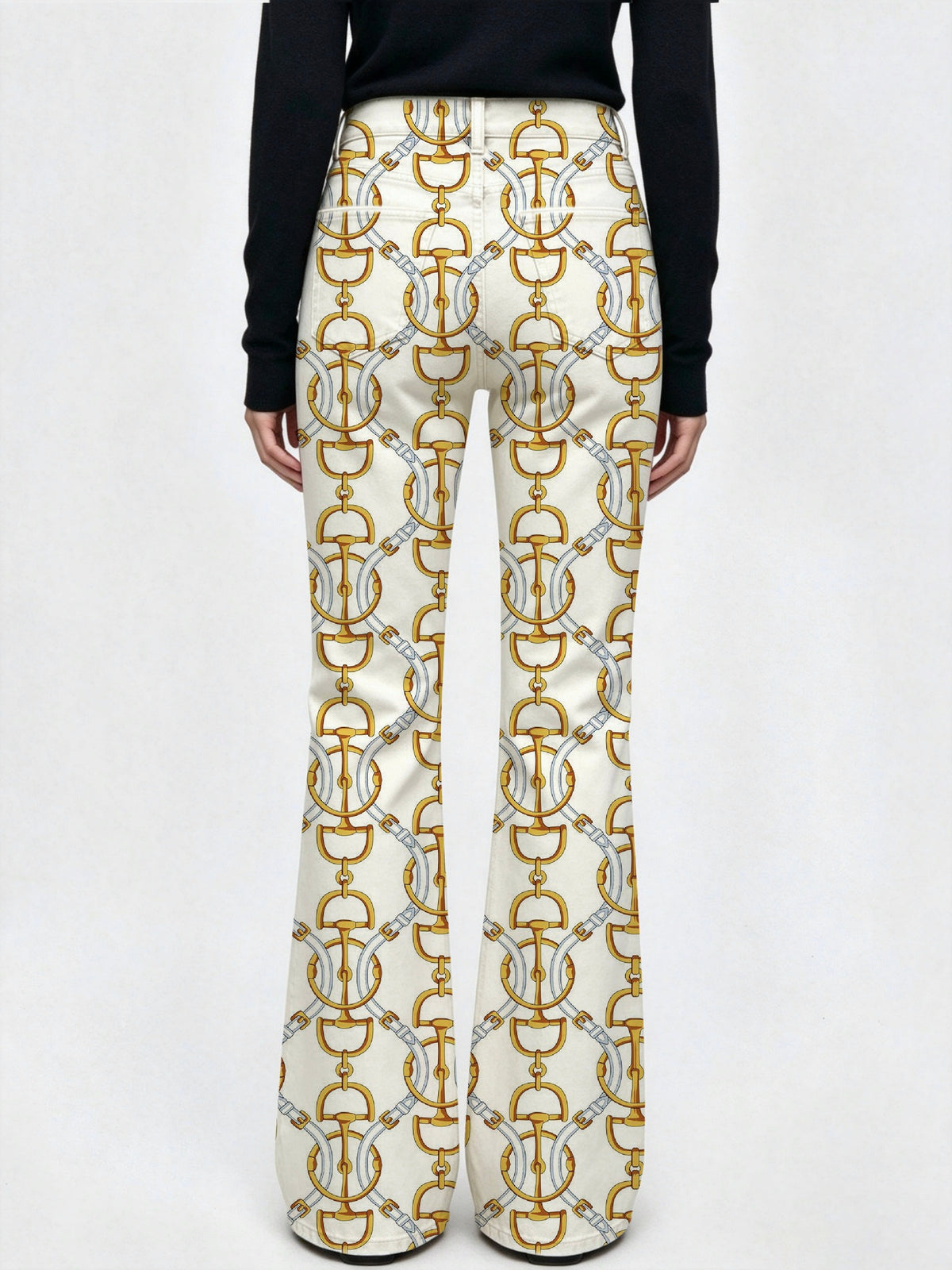 Rodeo Chain Link Flare Jeans