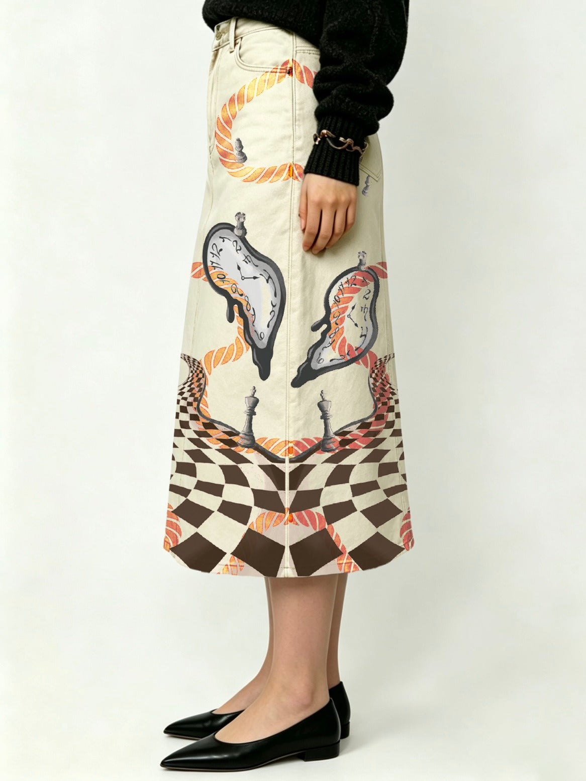 Rodeo Dream Ankle-Length Denim Skirt