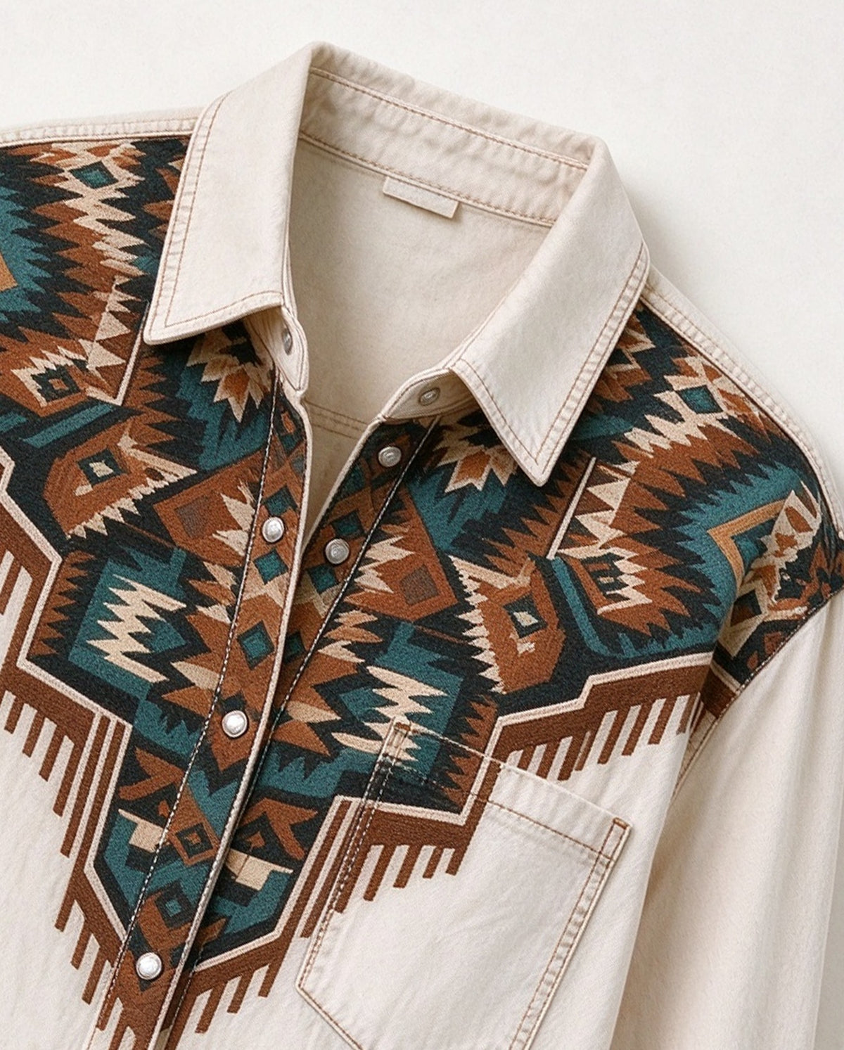 Mesa Spirit Yoke Long Sleeve Denim Shirt