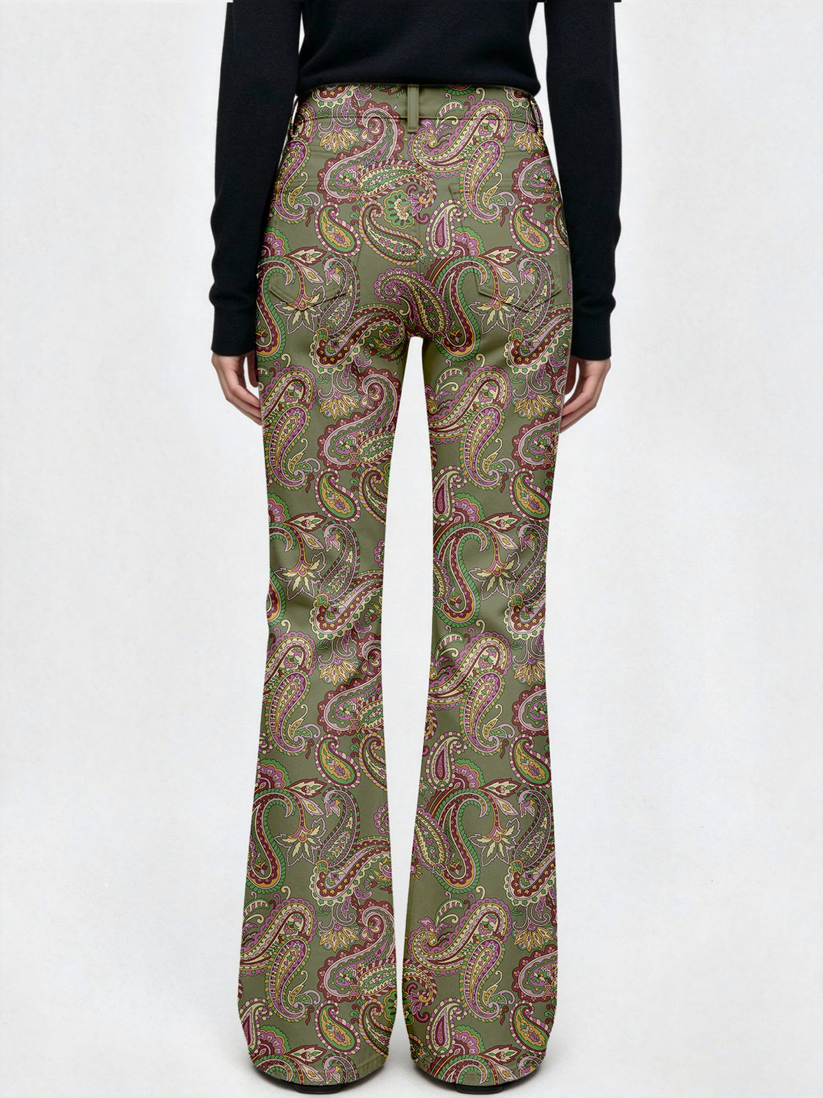 Prairie Paisley Flare Jeans