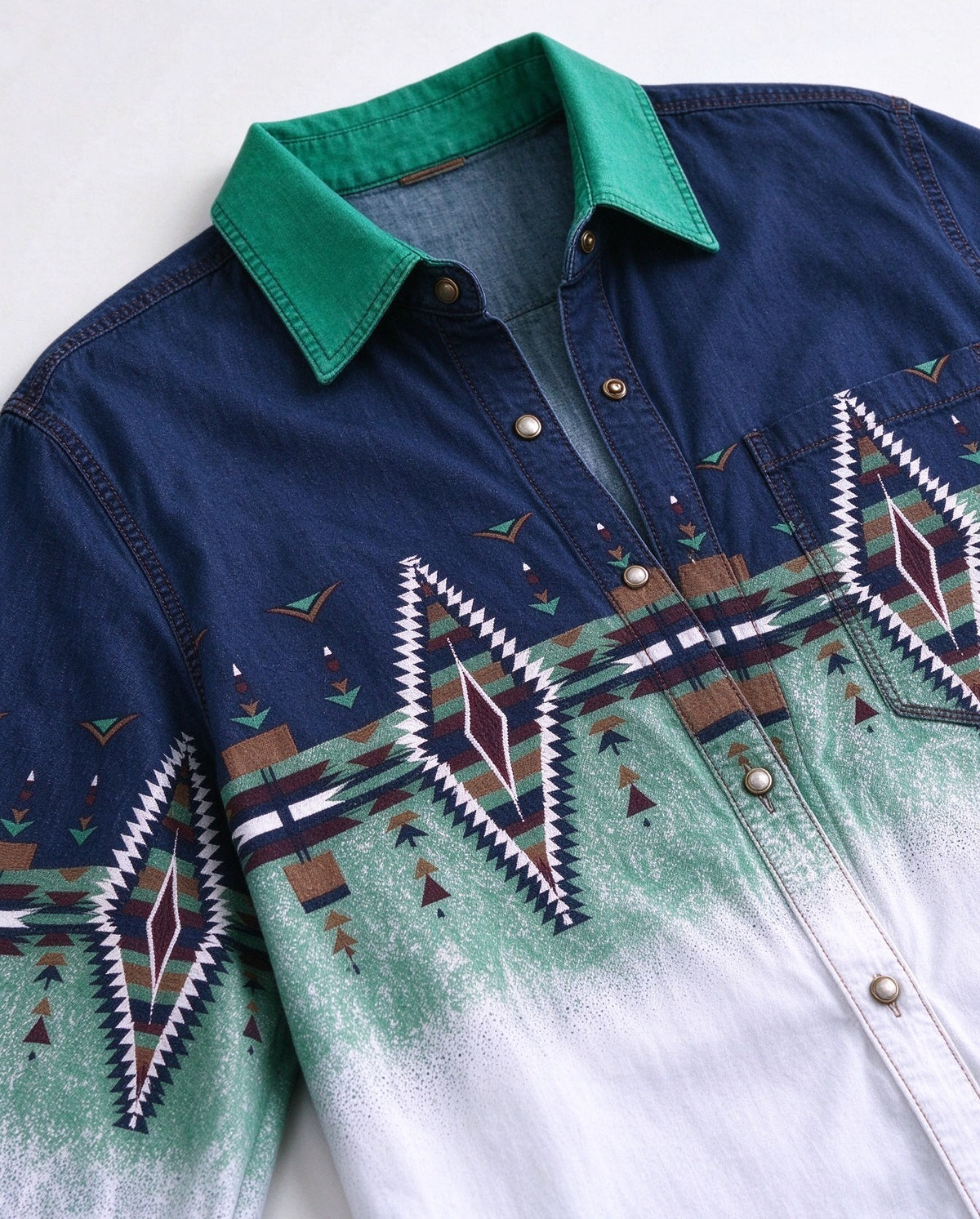 Desert Diamond Trail Long Sleeve Denim Shirt