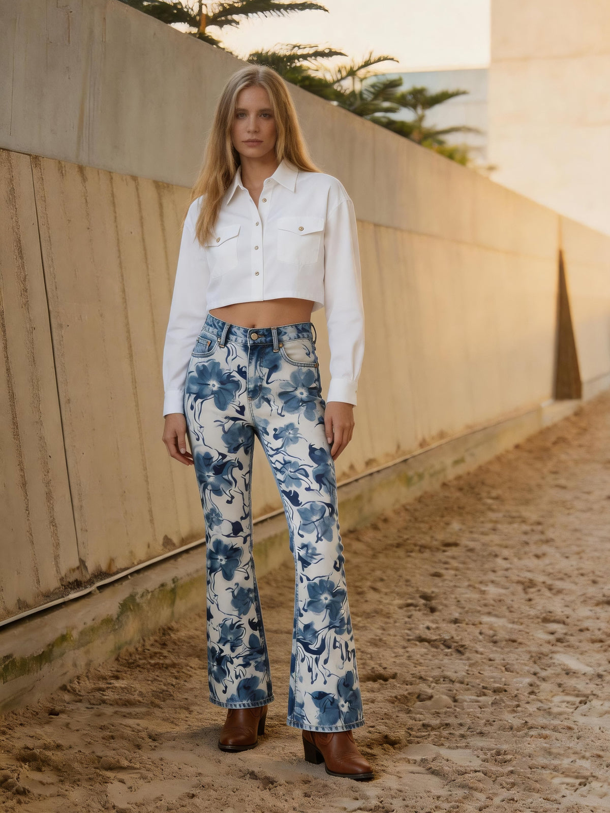 Cactus Sky Bootcut Jeans