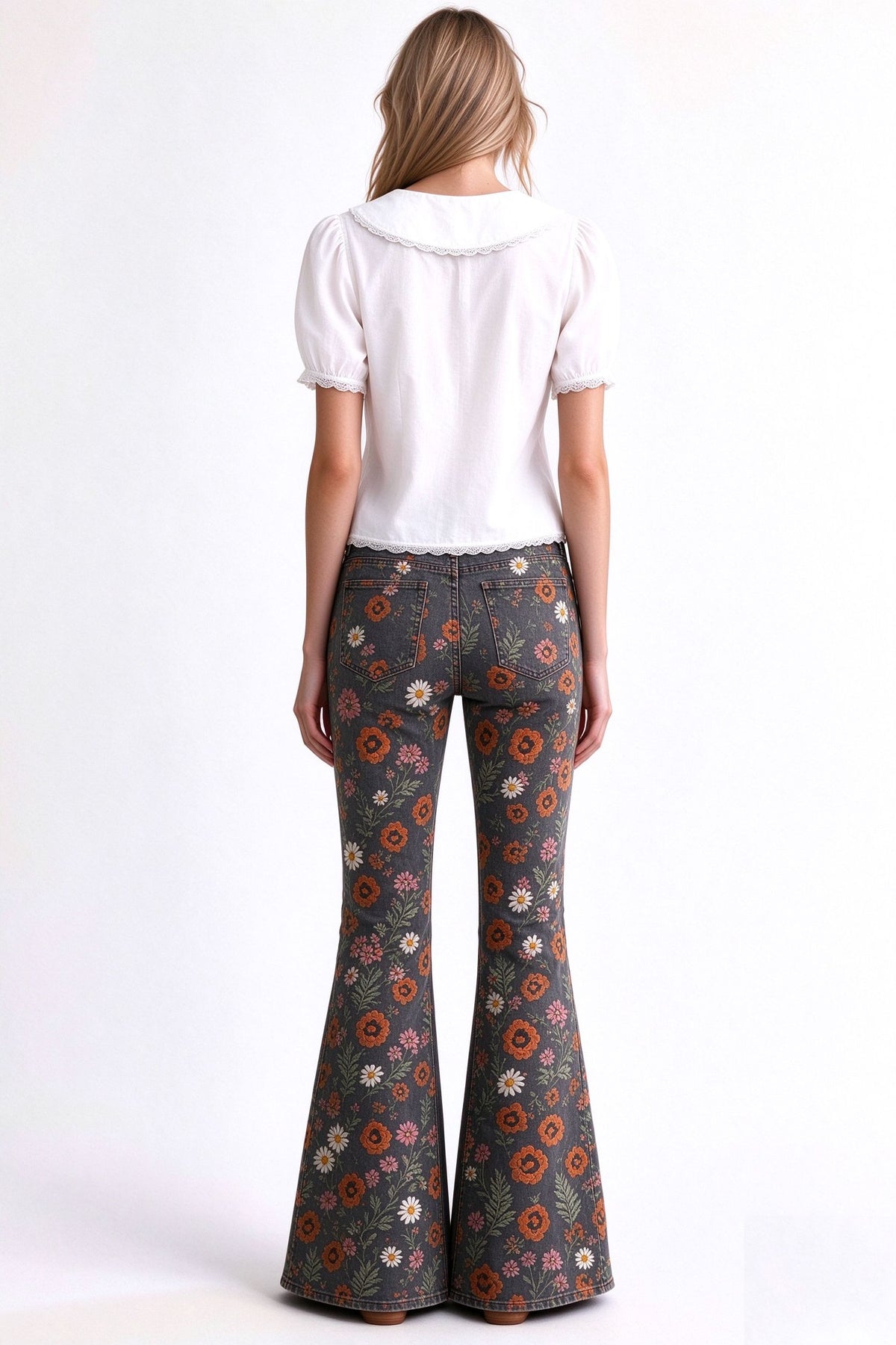 Desert Marigold Trail Flare Jeans