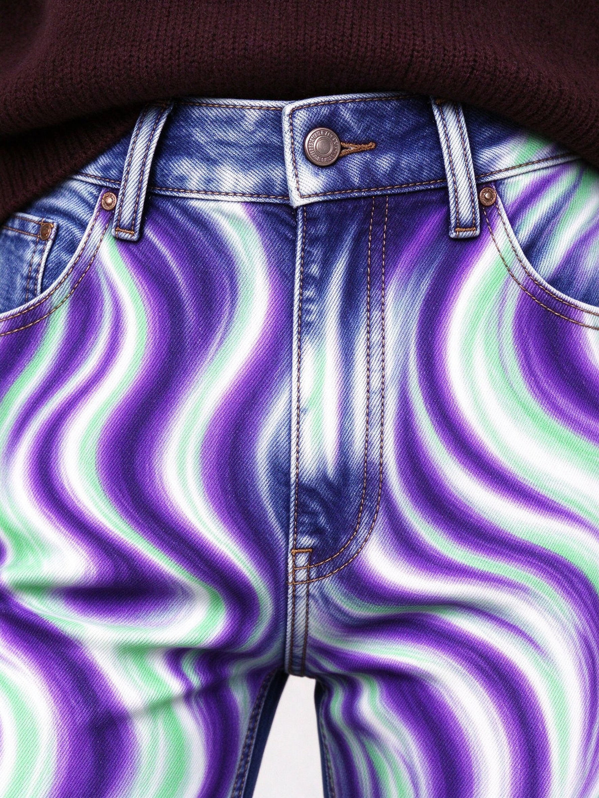 Psychedelic Ride Flare Jeans