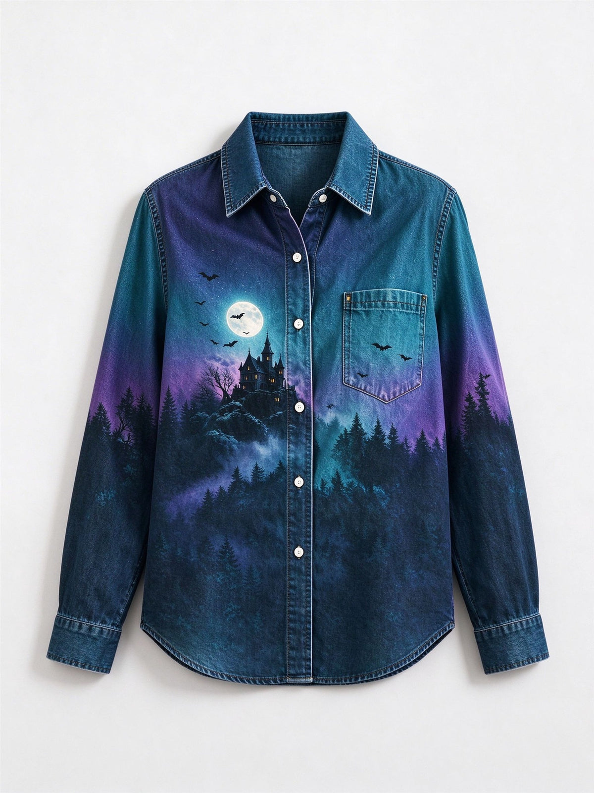 Moonlit Mesa Long Sleeve Denim Shirt