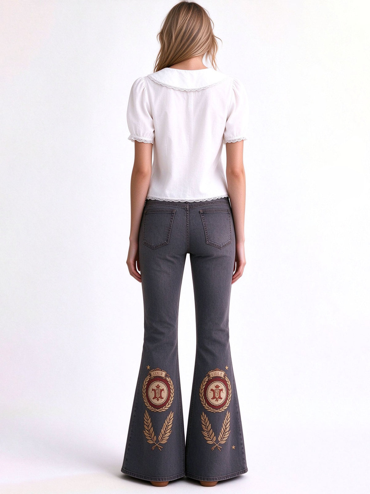 Outlaw Honor Crest Flare Jeans