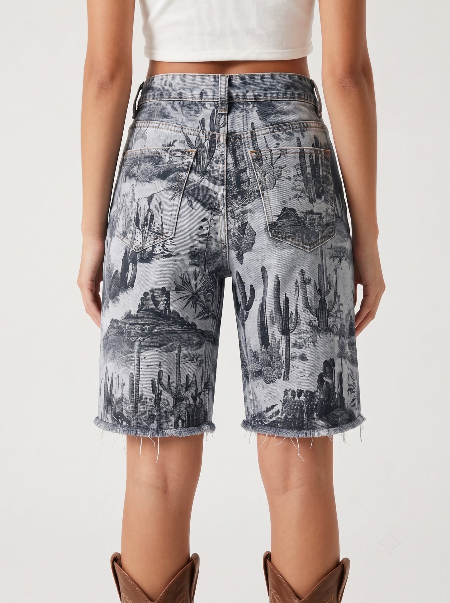 Desert Mirage Gray RB-BOT08 – Back View – Riley – gray