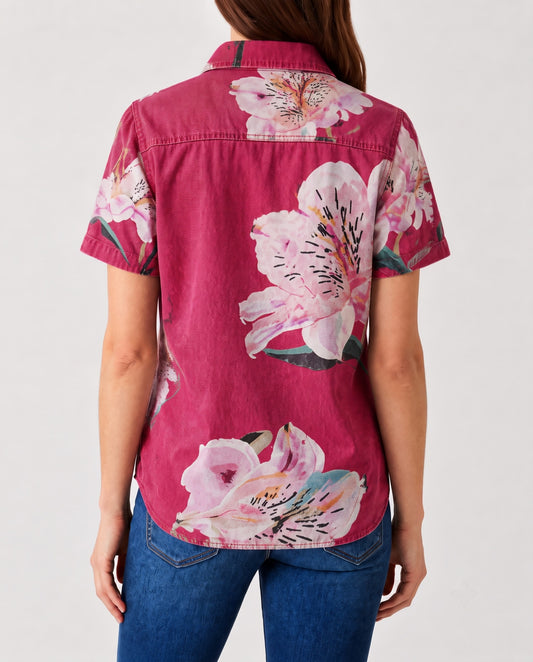 Cactus Lily RB-TOP15 – Back View – Riley – pink