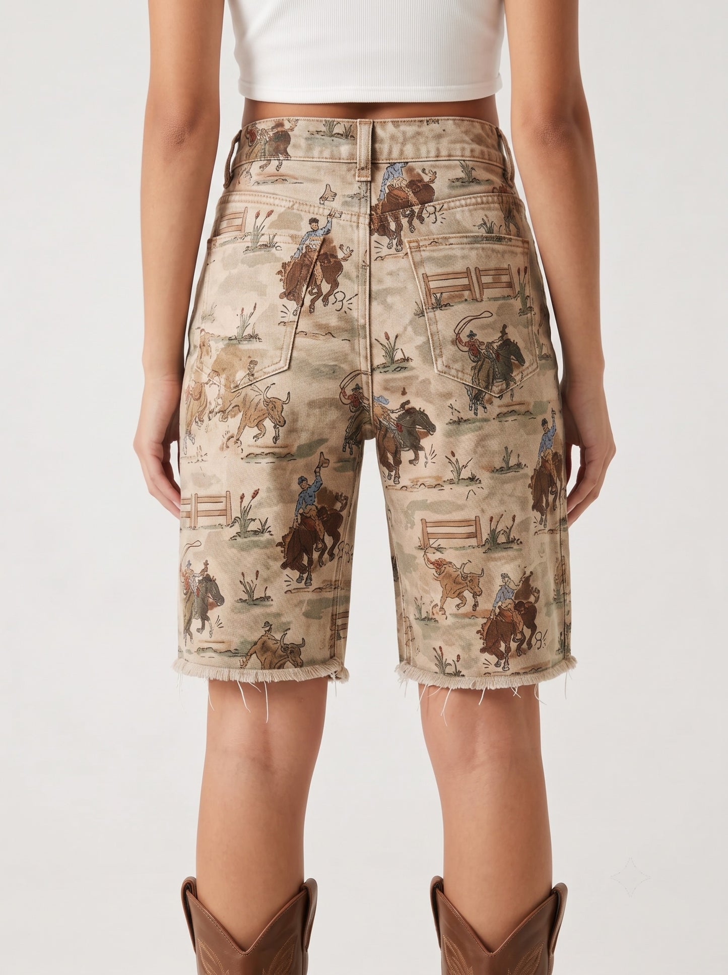Rodeo Rambler RB-BOT08 – Back View – Riley – beige
