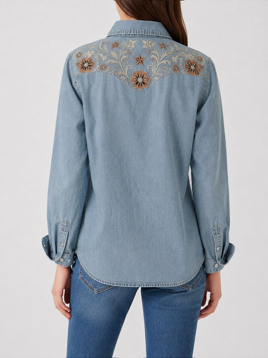 Prairie Starlight RB-TOP16 – Back View – Riley – Light Blue