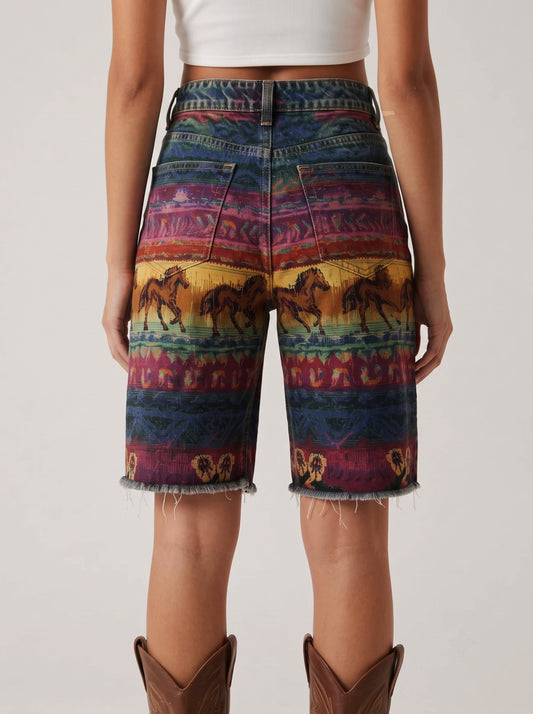 Horse Herd Riders RB-BOT08 – Back View – Riley – navy, maroon