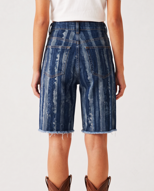 Desert Stripe RB-BOT08 – Back View – Riley – Medium Blue