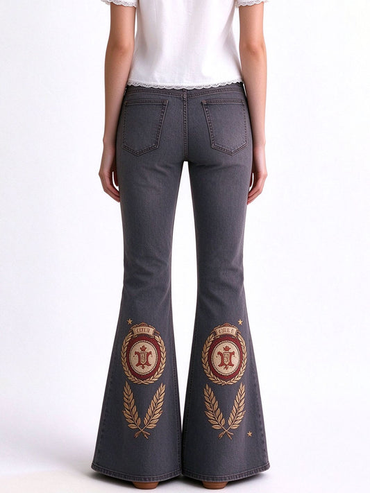 Outlaw Honor Crest Flare Jeans