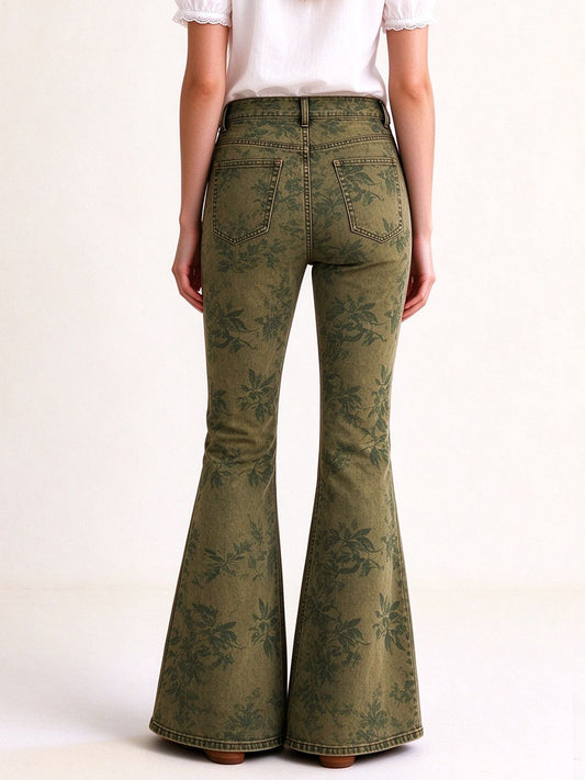 Prairie Sage Bloom 072 Flare Jeans