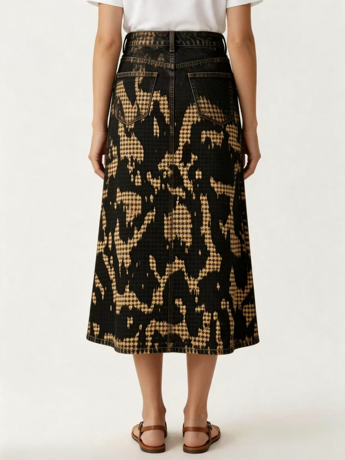 Ranch Rodeo Ankle-Length Denim Skirt