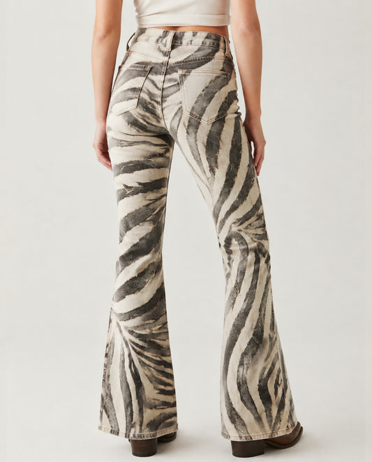 Zebra Ridge RB-BOT04 – Back View – Riley – beige, black