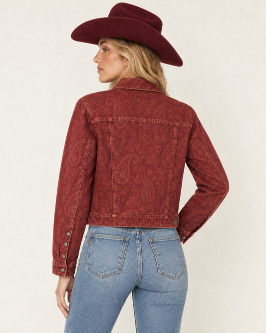 Prairie Mirage RB-JKT01 – Back View – Riley – burgundy