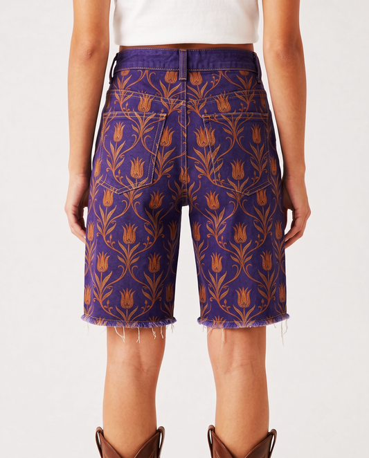 Tulip Trail RB-BOT08 – Back View – Riley – Dark Purple