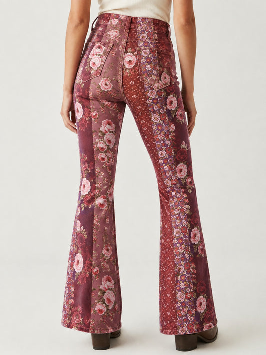 Prairie Rose RB-BOT04 – Back View – Riley – burgundy
