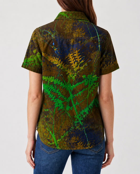 Canyon Fern RB-TOP15 – Back View – Riley – green, brown
