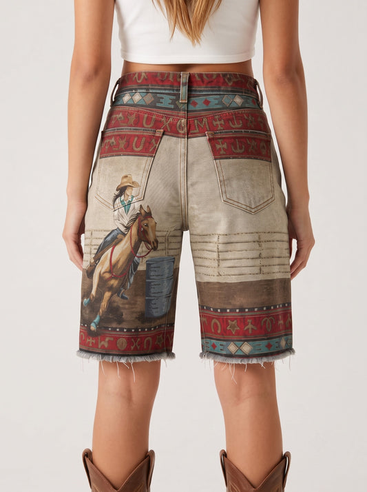 Ranchhand RB-BOT08 – Back View – Riley – Beige, Red