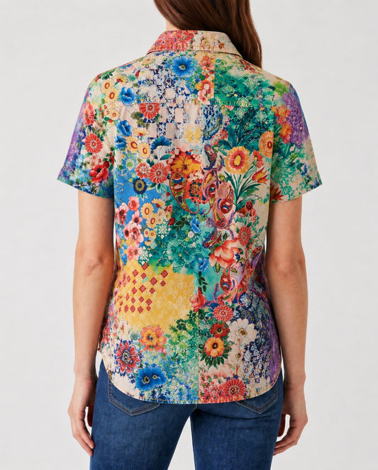 Cactus Garden RB-TOP15 – Back View – Riley – multicolor