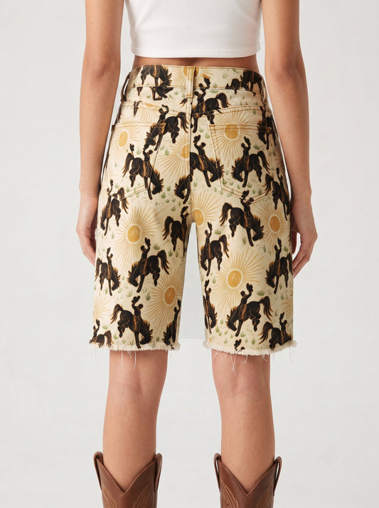 Sunset Rider RB-BOT08 – Back View – Riley – cream, black