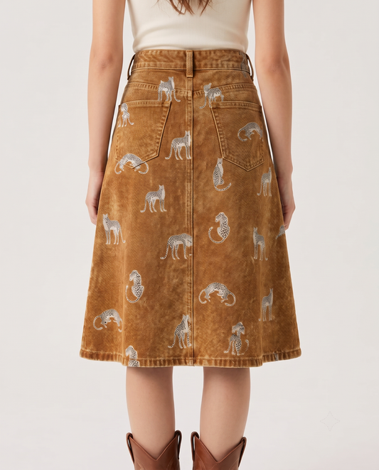 Savanna Stroll RB-SKT03 – Back View – Riley – Brown