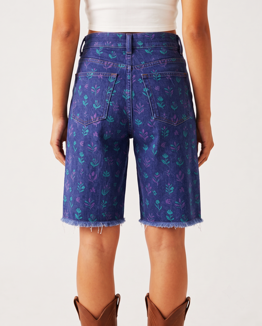 Prairie Bloom RB-BOT08 – Back View – Riley – Dark Indigo