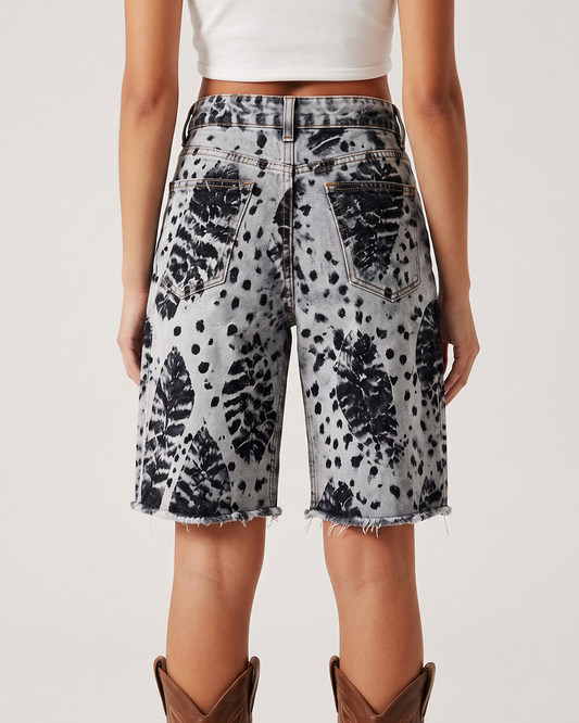 Canyon Leopard RB-BOT08 – Back View – Riley – Light Wash