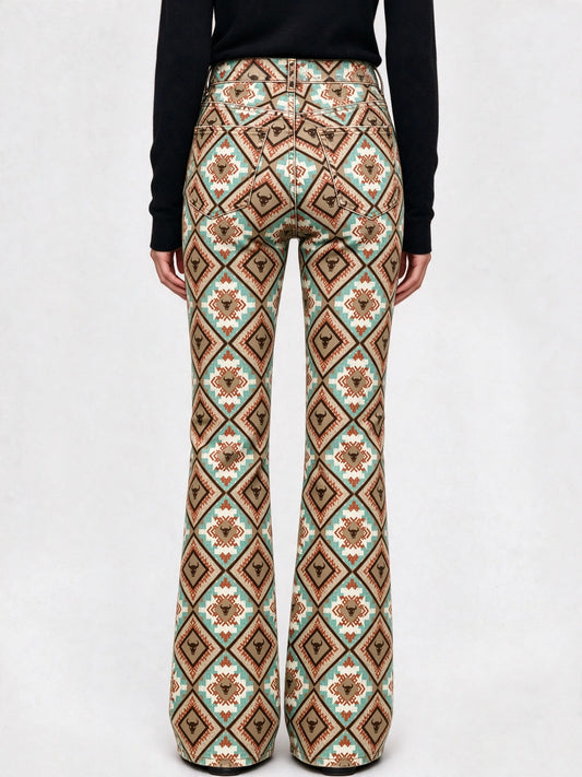 Santa Fe Blossom Flare Jeans