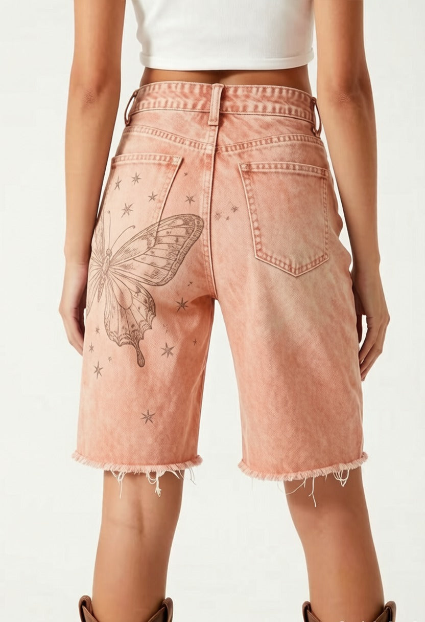 Butterfly Rustler RB-BOT08 – Back View – Riley – pink