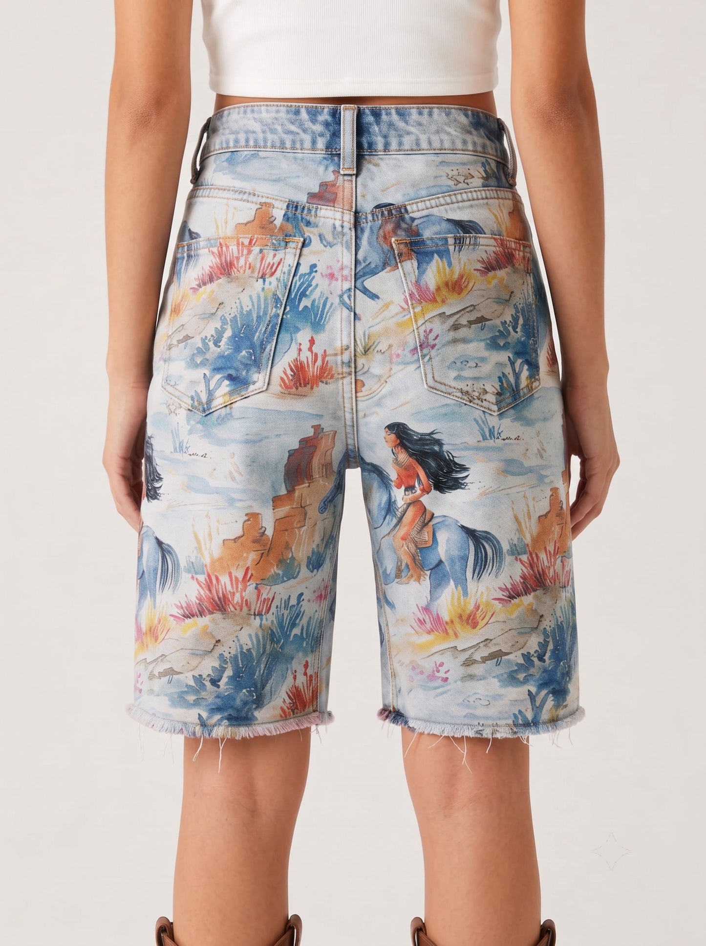Desert Rider Blue RB-BOT08 – Back View – Riley – blue, red