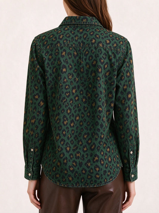 Prairie Shadow Long Sleeve Denim Shirt