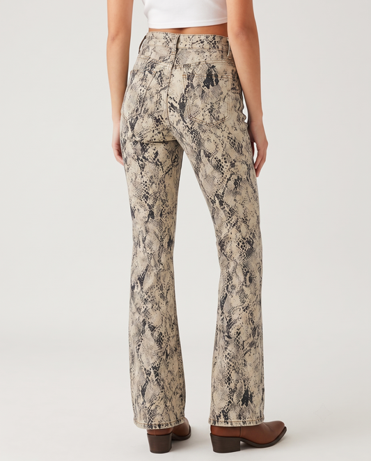 Desert Viper Bootcut Jeans – Back View – Riley – Light Wash