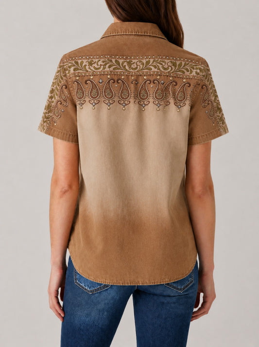 Desert Mirage RB-TOP15 – Back View – Riley – tan