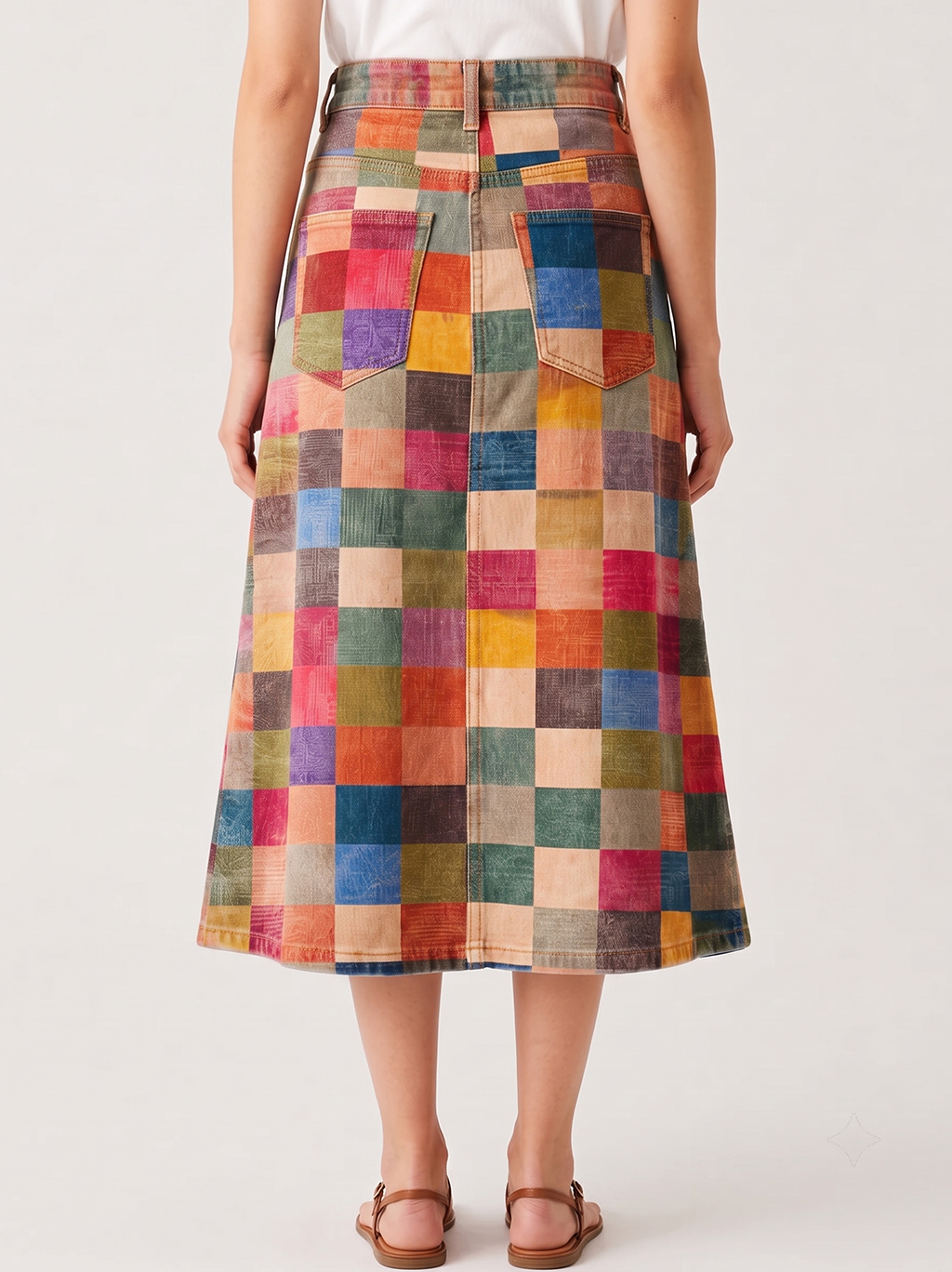 Cactus Patch RB-SKT10 – Back View – Jessie – Multicolor