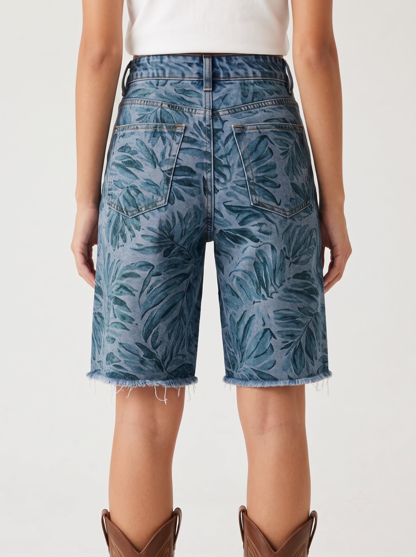 Ranch Leaf RB-BOT08 – Back View – Riley – blue