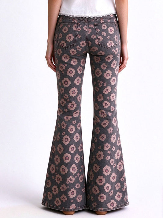 Prairie Rose Bloom 067 Flare Jeans
