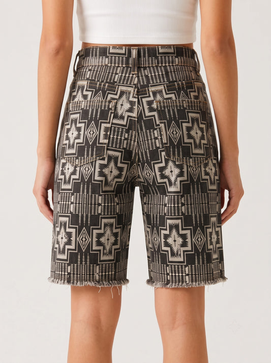 Badlands Weave RB-BOT08 – Back View – Riley – Black, Cream