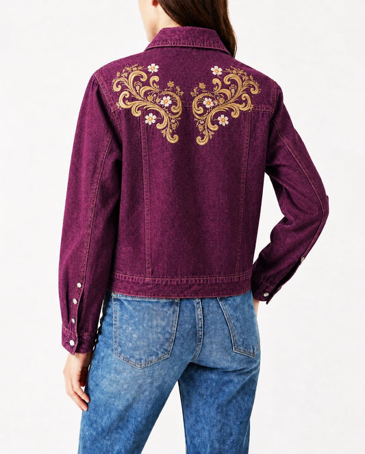 Prairie Queen RB-JKT01 – Back View – Riley – purple