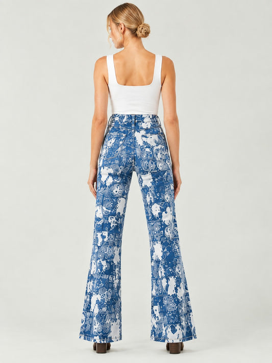 Prairie Sky Bootcut Jeans – Back View – Riley – Blue