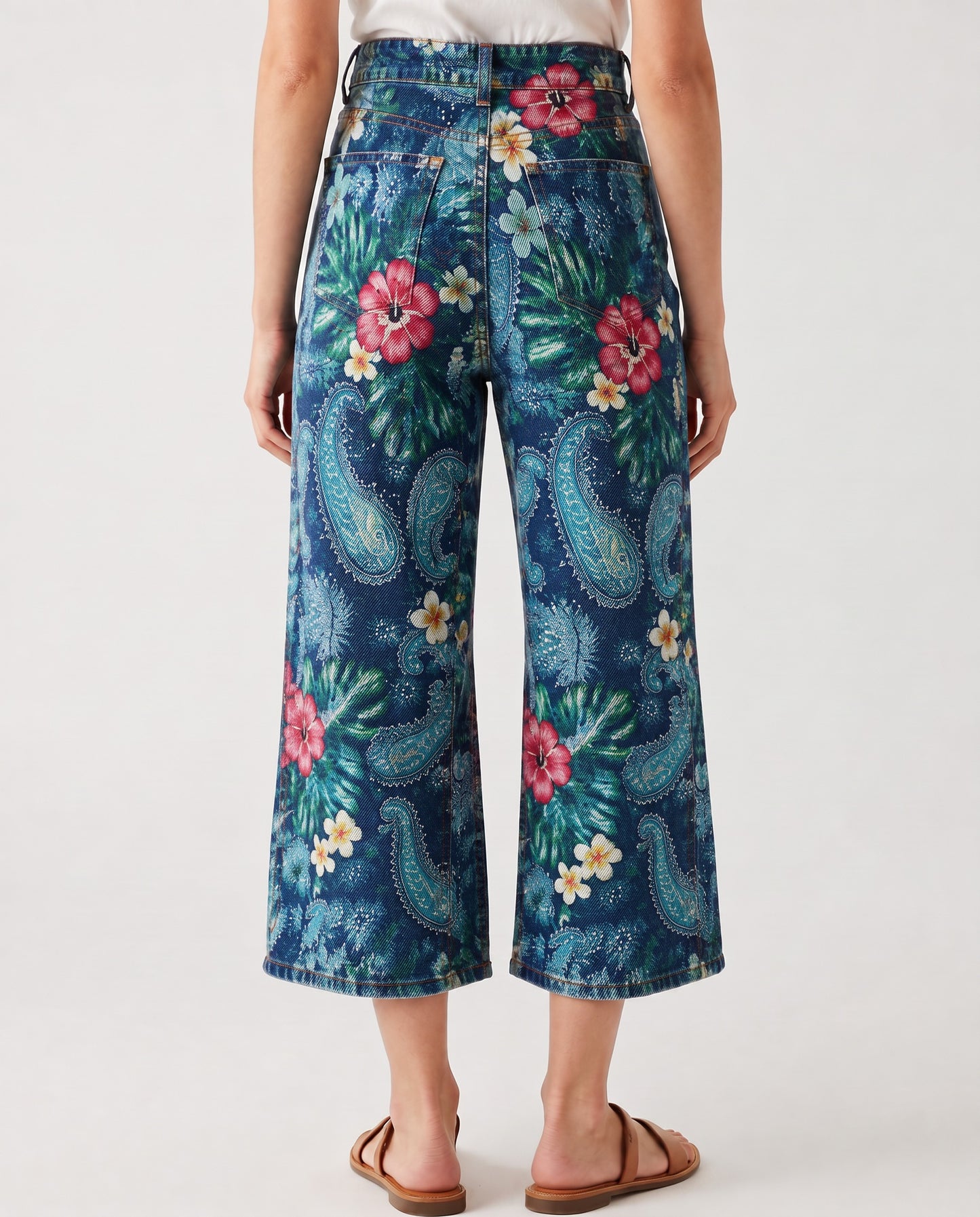 Prairie Bloom Navy RB-BOT24 – Back View – Riley – Navy Blue