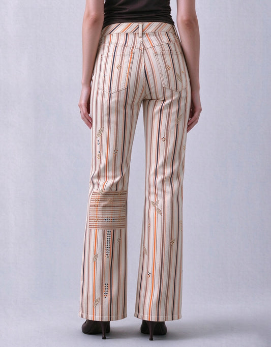 Adobe Sunset Stripe Bootcut Jeans