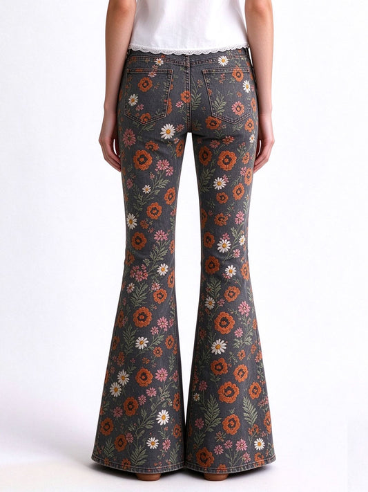 Desert Marigold Trail Flare Jeans