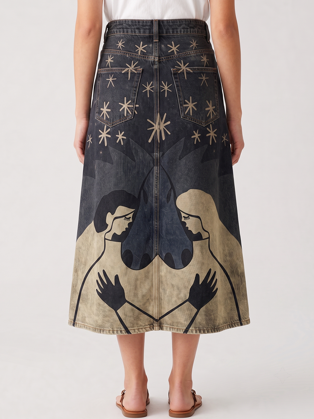 Stellar Sage RB-SKT10 – Back View – Jessie – indigo